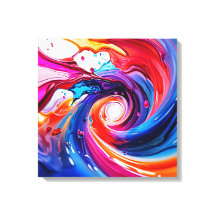 Vórtice arco-íris líquido