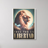 VOTÁ POR LA LIBERTAD Poster Javier Milei Argentina