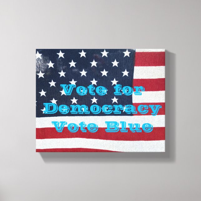 Impressão Em Tela Votação pela Democracia (Frente)