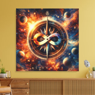 Impressão Em Tela VRVB-ALIGNMENTCOMPASS2-CA - Arte em Tela