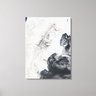 Impressão Em Tela Vulcões na Península Central de Kamchatka