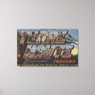 Impressão Em Tela Wabash River - grandes cenas da letra