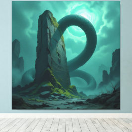 Impressão Em Tela Wächter der Energiequelle  