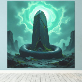 Impressão Em Tela Wächter der Energiequelle  