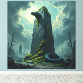 Impressão Em Tela Wächter der Energiequelle  