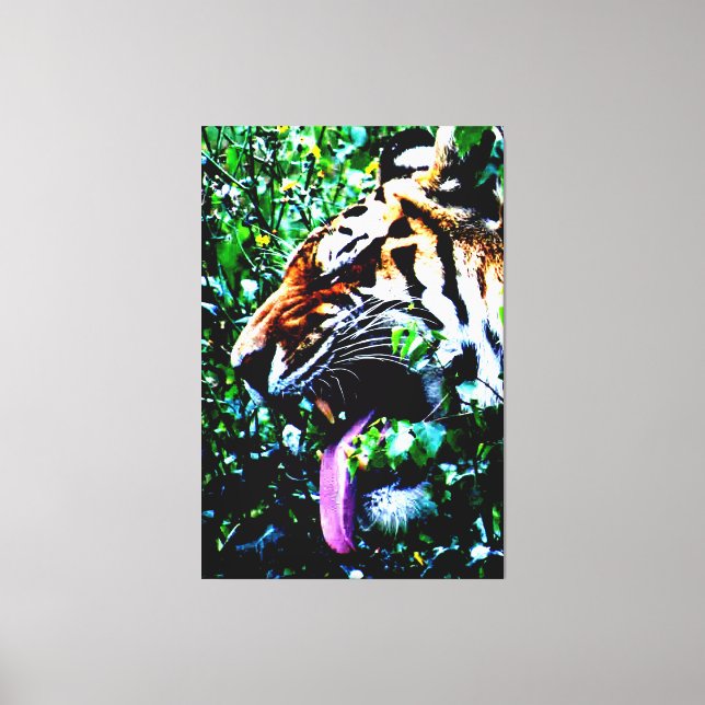 Impressão Em Tela Wacna Amur Tiger 40x60 (100x150cm) (Frente)