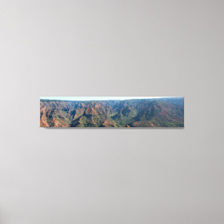 Impressão Em Tela Waimea Canyon Hawaii Panorâmica Fotografia