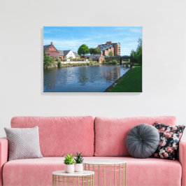 Impressão Em Tela Wakefield Canal Side: Pub Histórico e Apartamentos