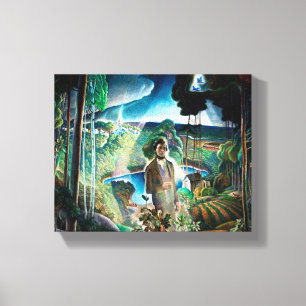 Impressão Em Tela Walden Pond Revisitado por Newell Convers Wyeth