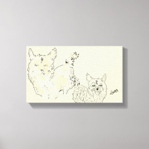 Impressão Em Tela Wall Art: Amigos