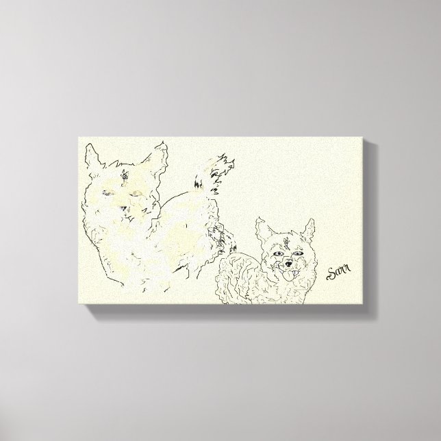 Impressão Em Tela Wall Art: Amigos (Frente)