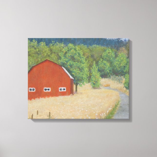 Impressão Em Tela Wall Art Barn na Moss Rock Road (Frente)
