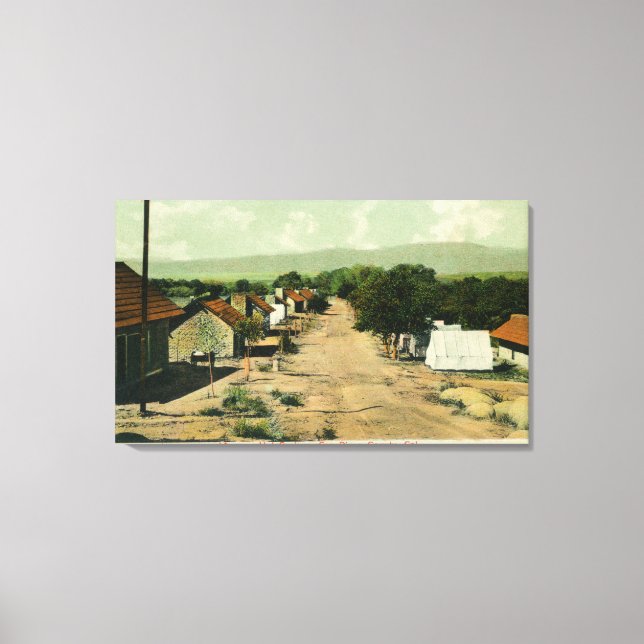 Impressão Em Tela Warners Hot Primaveras ViewSan Diego County, CA (Frente)