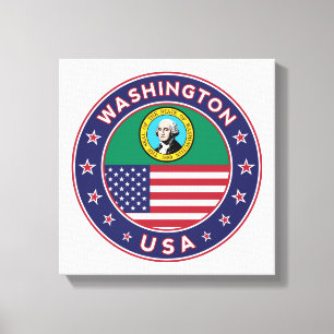 Impressão Em Tela Washington, Estados Unidos, Washington poster