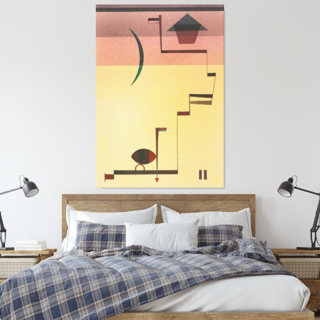 Impressão Em Tela Wassily Kandinsky - Angular (Insitu(Quarto))