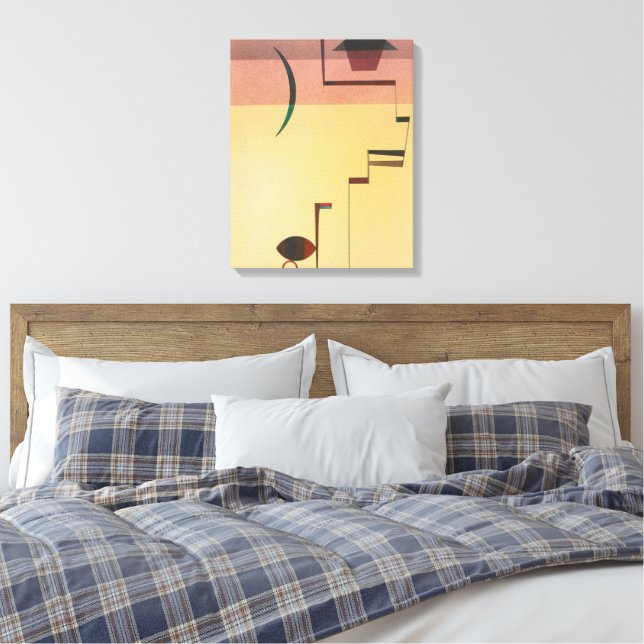 Impressão Em Tela Wassily Kandinsky - Angular (Insitu(Quarto))