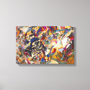 Impressão Em Tela Wassily Kandinsky - arte abstracta da composição