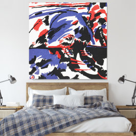 Impressão Em Tela Wassily Kandinsky - Duas Mulheres numa Terra ao Lu