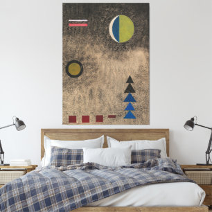 Impressão Em Tela Wassily Kandinsky - Em preto solto 