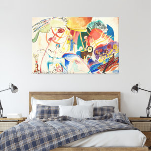 Impressão Em Tela Wassily Kandinsky - Estudo para 'Todos os Santos I