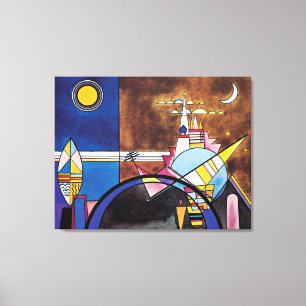 Impressão Em Tela Wassily Kandinsky - Grande Portão De Kiev Abstrato