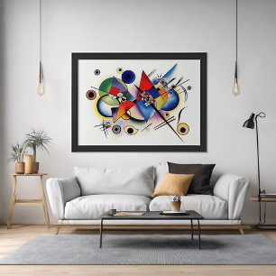 Impressão Em Tela Wassily Kandinsky Inspirou Arte