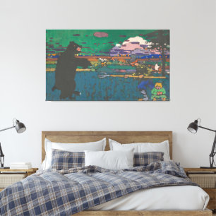 Impressão Em Tela Wassily Kandinsky - O Urso (1907)
