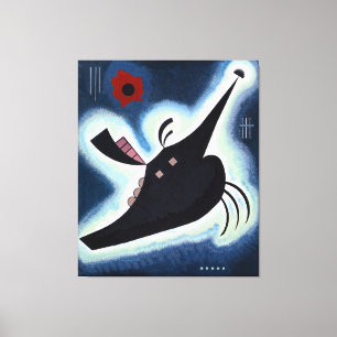 Impressão Em Tela Wassily Kandinsky - Preto Pontiagudo.