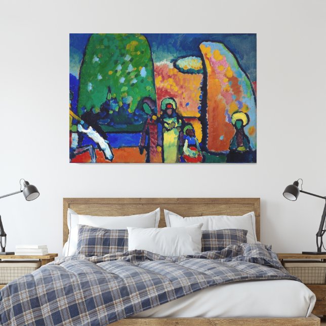 Impressão Em Tela Wassily Kandinsky - Study on Improvisation No. (Insitu(Quarto))