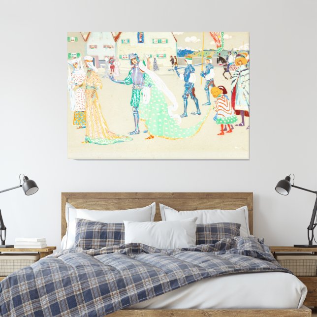 Impressão Em Tela Wassily Kandinsky - The Young Couple  (Insitu(Quarto))