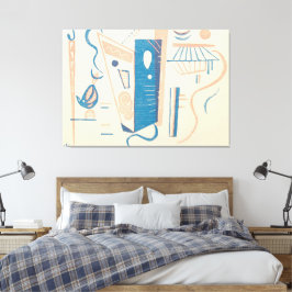 Impressão Em Tela Wassily Kandinsky - Untitled, from XXe Siècle