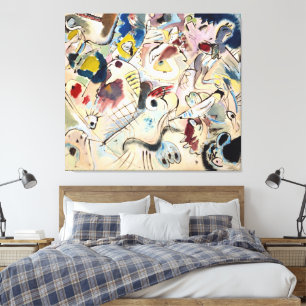 Impressão Em Tela Wassily Kandinsky - Vários Círculos (1926)