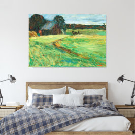 Impressão Em Tela Wassily Kandinsky - Vasilevskoë – Celeiro Com Pône