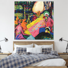 Impressão Em Tela Wassily Kandinsky - Weisser Klang (Som Branco)