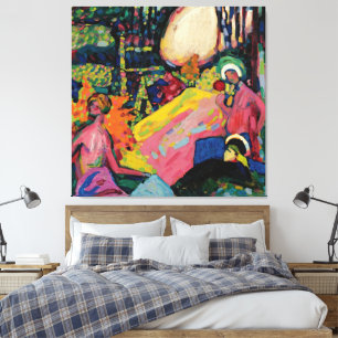 Impressão Em Tela Wassily Kandinsky - Weisser Klang (Som Branco)
