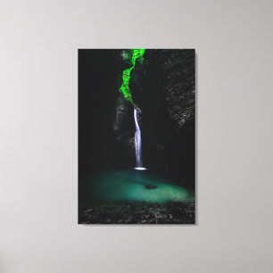 Impressão Em Tela Waterfall Kozjak em toda a sua glória