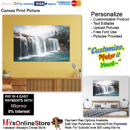 Impressão Em Tela Waterfall Nature Relax Casa, Imagem 7