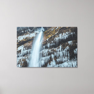 Impressão Em Tela Waterfall Peričnik em Mojstrana, Eslovênia