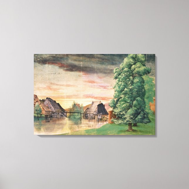 Impressão Em Tela Watermill, 1495-1997 (Frente)