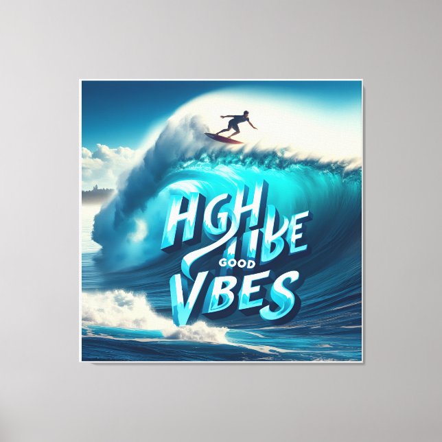 Impressão Em Tela Waves & Wanderlust Collection (Frente)