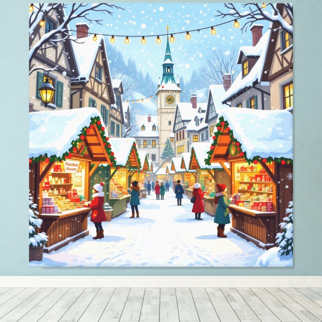 Impressão Em Tela „Weihnachtliche Harmonie“ (Insitu(piso de madeira))