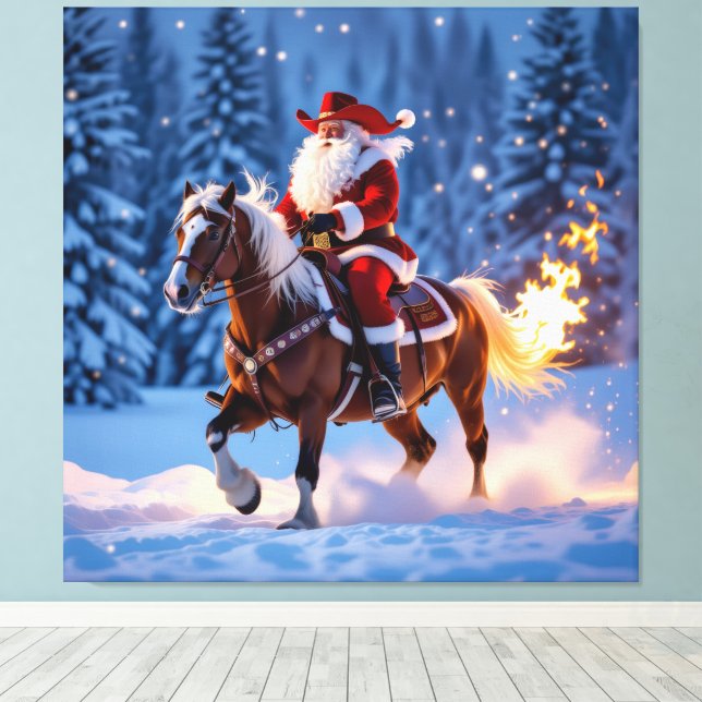 Impressão Em Tela „Weihnachtliche Harmonie“ (Insitu(piso de madeira))