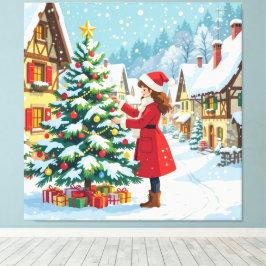 Impressão Em Tela „Weihnachtliche Harmonie“