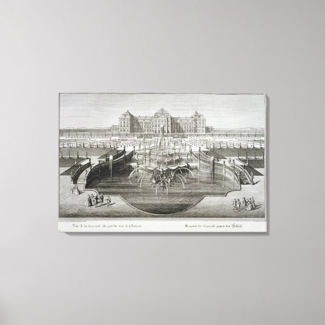 Impressão Em Tela Weissenstein, veja em direção ao castelo do Bar (Frente)