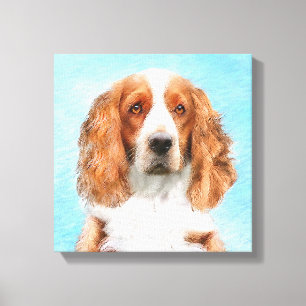 Impressão Em Tela Welsh Springer Spaniel Painting - Arte Original De