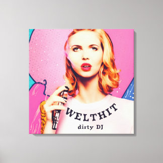 Impressão Em Tela WELTHIT, blond Ladies - Pop Art Serie