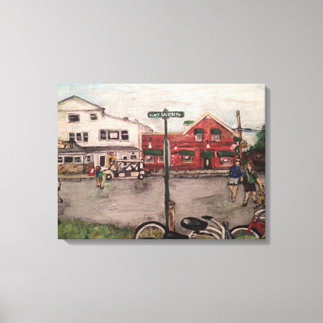 Impressão Em Tela "West Lakeshore Drive", Ilha Kelley, Ohio (Frente)