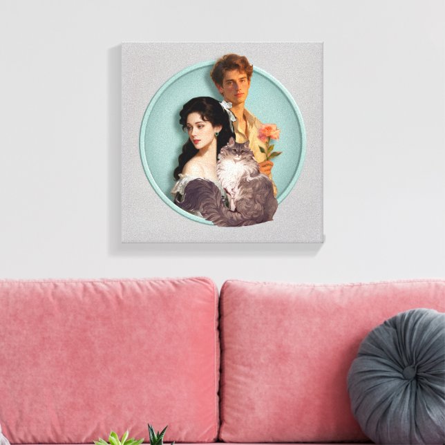 Impressão Em Tela What If Your Pet Was Human? Custom (Insitu(Sala de estar))