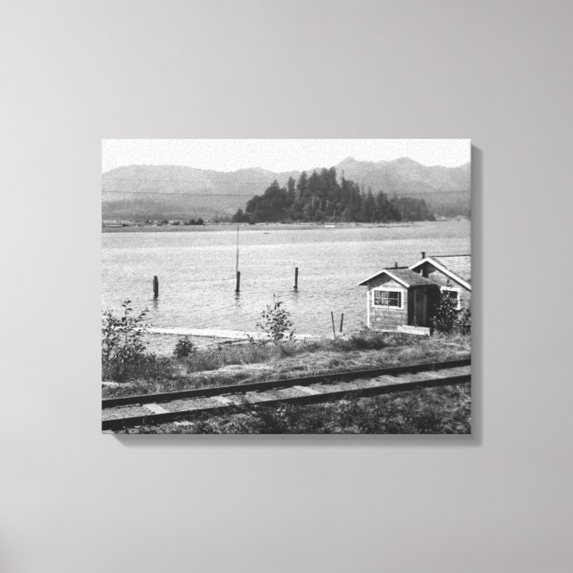 Impressão Em Tela Wheeler, Oregon Nehalem Bay e Neah-Kah-Nie (Frente)
