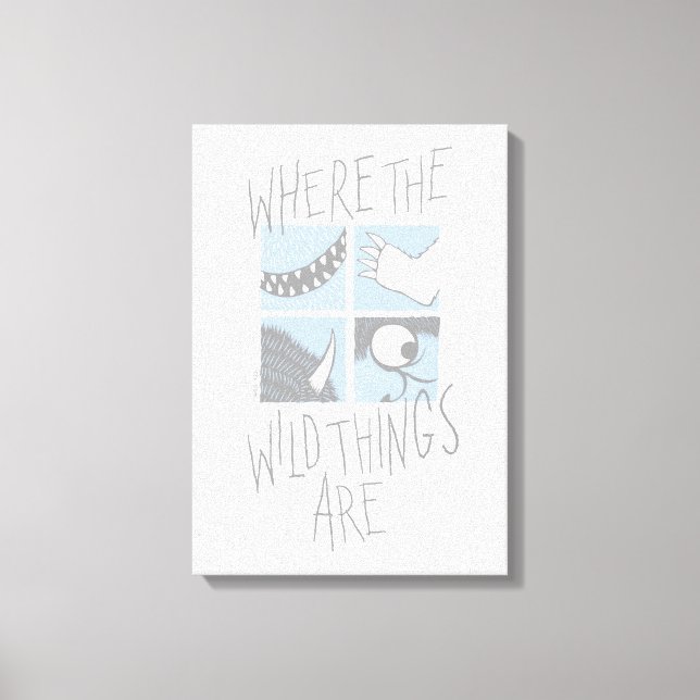 Impressão Em Tela Where The Wild Things Are | Square Graphic (Frente)
